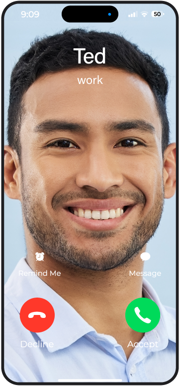 Ted calling on Mobile